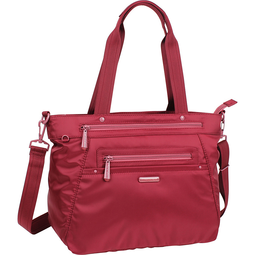 UPC 694396000104 product image for Beside-U Isabel Tote Red Cordovan - Beside-U Fabric Handbags | upcitemdb.com