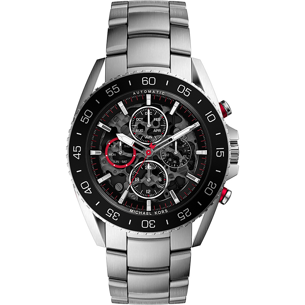 Michael Kors Watches Jet Master Automatic Chronograph Watch Silver Michael Kors Watches Watches