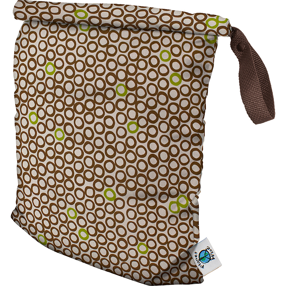 Planet Wise Medium Roll Down Wet Bag Lime Cocoa Bean Planet Wise Diaper Bags Accessories