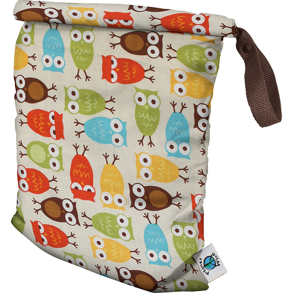 Planet Wise Medium Roll Down Wet Bag Owl Planet Wise Diaper Bags Accessories