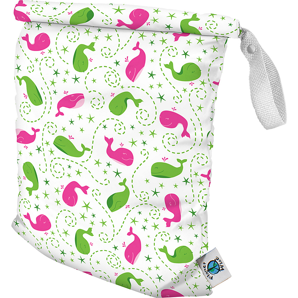 Planet Wise Medium Roll Down Wet Bag Wilma the Whale Planet Wise Diaper Bags Accessories