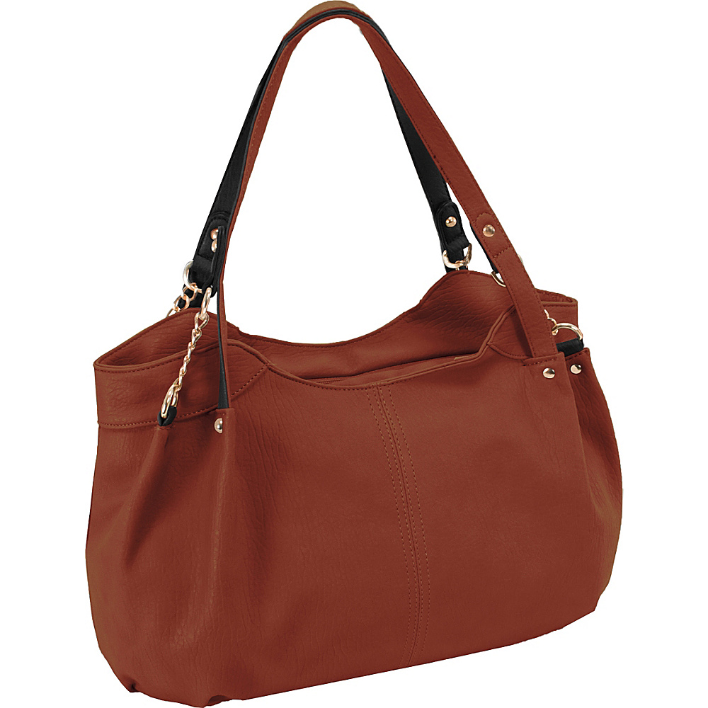 Parinda Arianna Shoulder Bag Brown Parinda Manmade Handbags