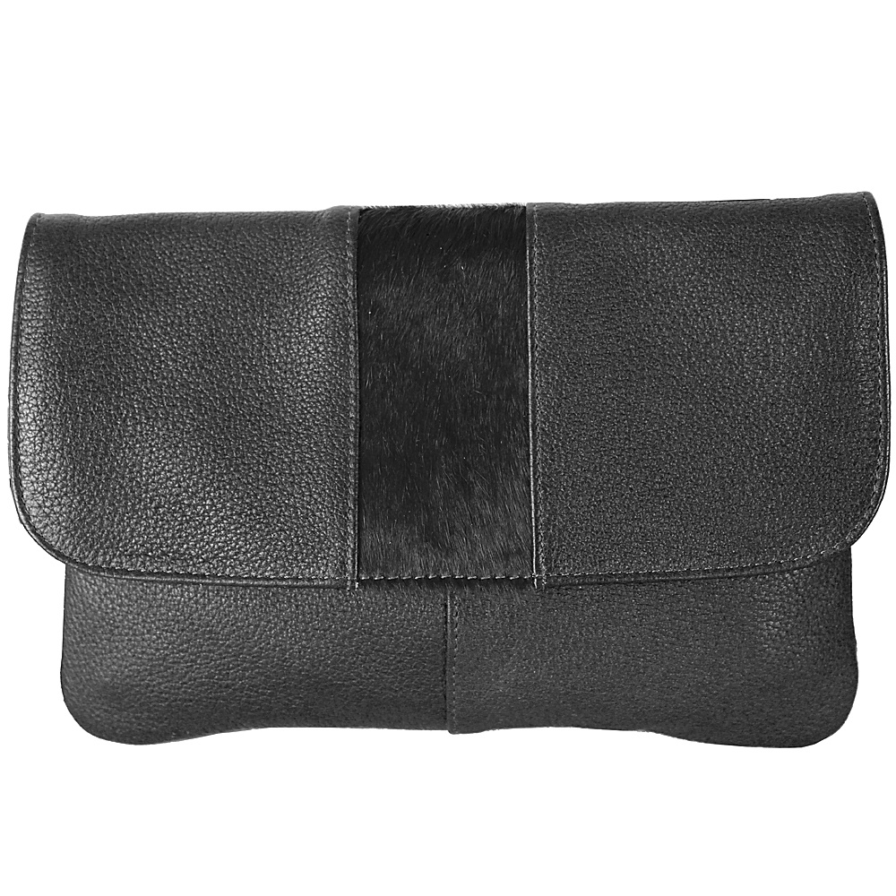 Latico Leathers Miller Crossbody Black on Black Latico Leathers Leather Handbags