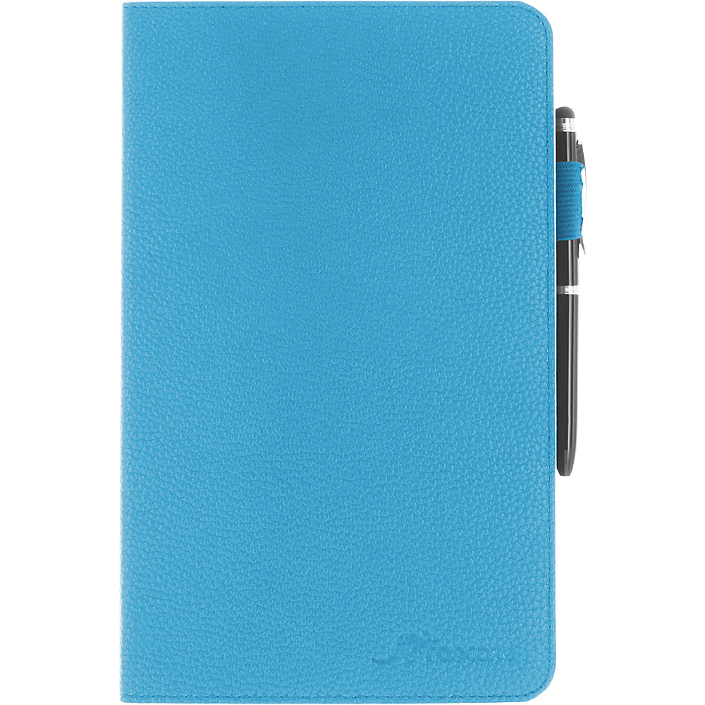 rooCASE Dual View Folio Case Cover with Stylus for Samsung Galaxy Tab S 8.4 SM T700 Blue rooCASE Electronic Cases