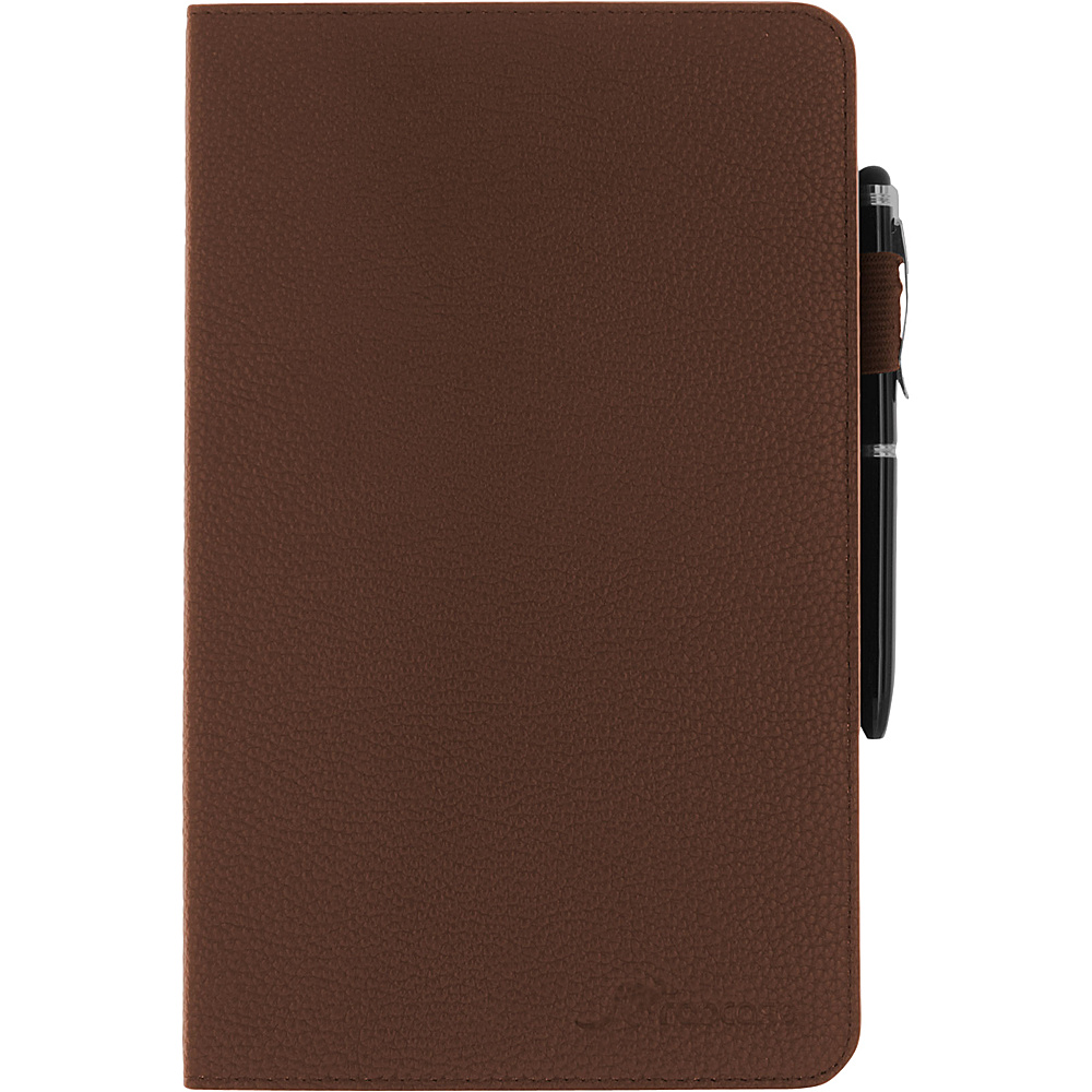 rooCASE Dual View Folio Case Cover with Stylus for Samsung Galaxy Tab S 8.4 SM T700 Brown rooCASE Electronic Cases