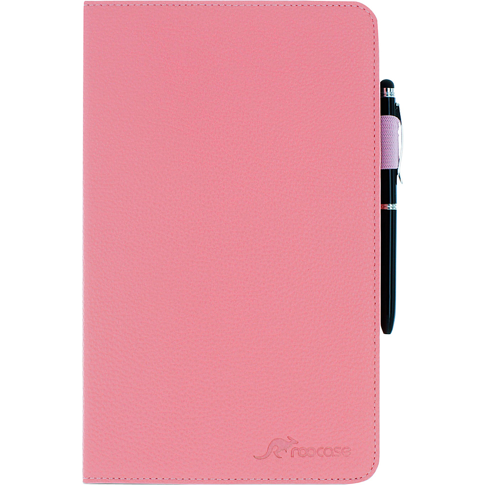 rooCASE Dual View Folio Case Cover with Stylus for Samsung Galaxy Tab S 8.4 SM T700 Pink rooCASE Electronic Cases