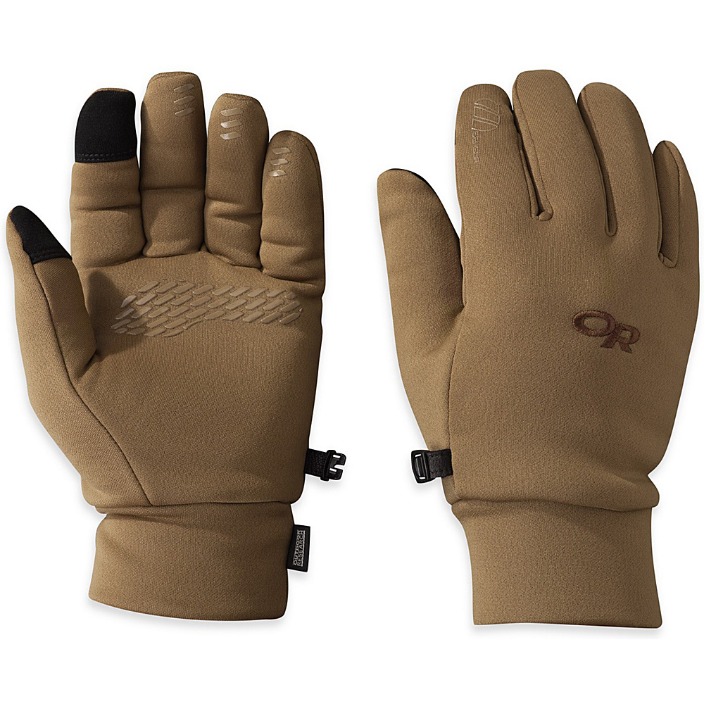 Outdoor Research PL 400 Sensor Gloves Men s Coyote MD Outdoor Research Hats Gloves Scarves
