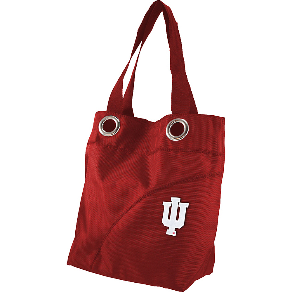 Littlearth Color Sheen Tote Big Ten Teams Indiana University Littlearth Fabric Handbags