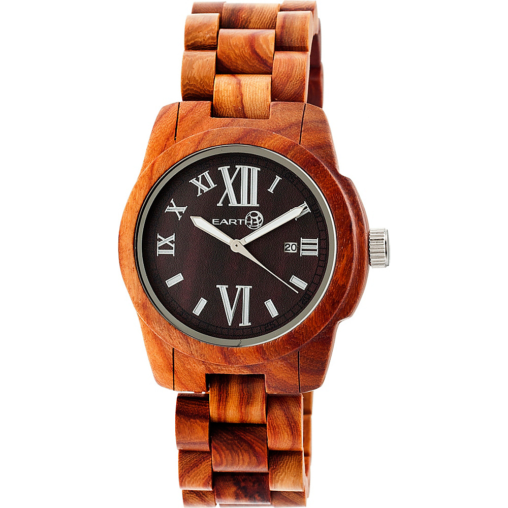 Earth Wood Heartwood Watch Red Rosewood Earth Wood Watches