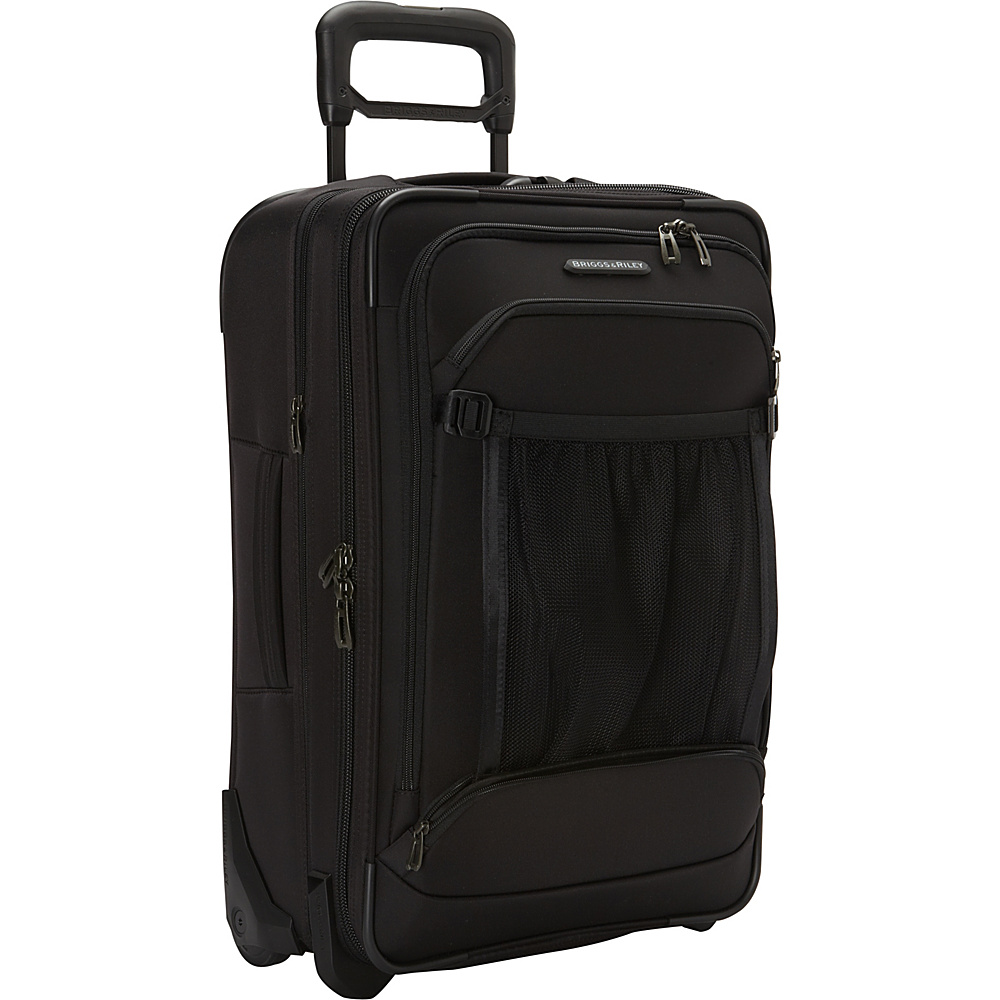Briggs Riley Transcend 300 Domestic Carry On Expandable Upright Black Briggs Riley Softside Carry On