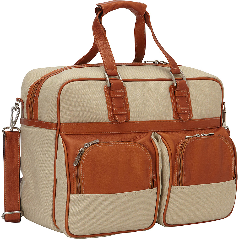 Piel Carry On with Pockets Saddle Piel Travel Duffels