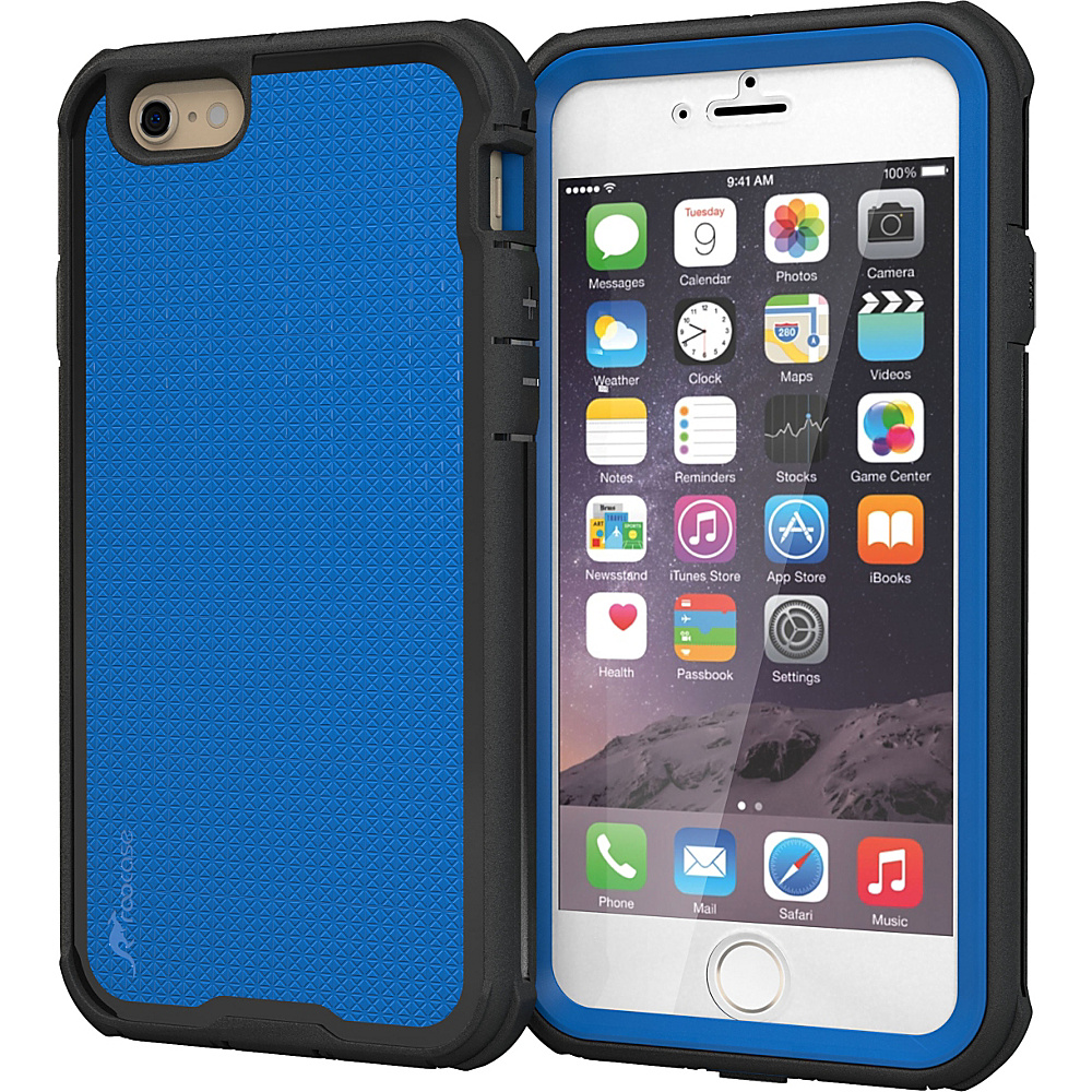 rooCASE VersaTough Heavy Duty PC TPU Armor Case for Apple iPhone 6 6s Plus Blue rooCASE Personal Electronic Cases