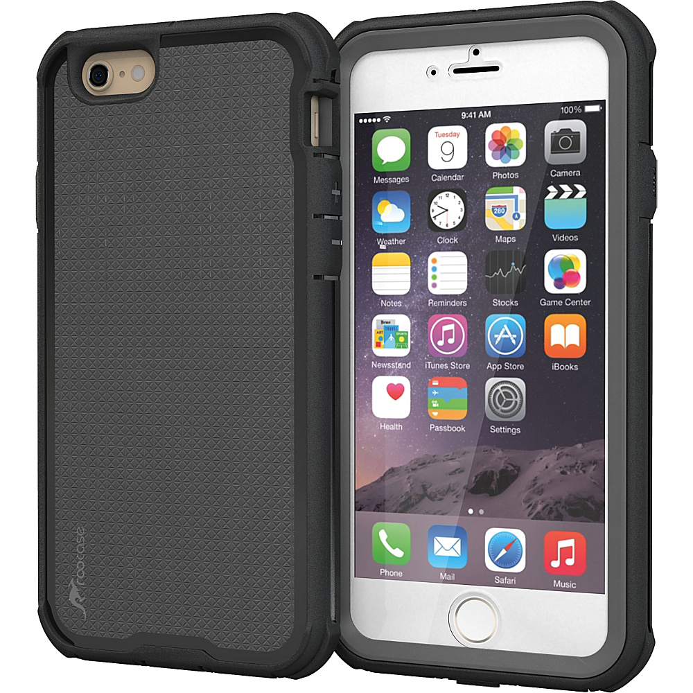 rooCASE VersaTough Heavy Duty PC TPU Armor Case for Apple iPhone 6 6s Plus Gray rooCASE Electronic Cases