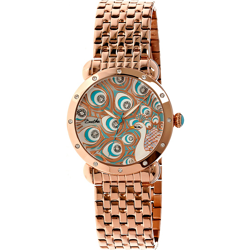 Bertha Watches Genevieve Watch Rose Gold Multicolor Bertha Watches Watches