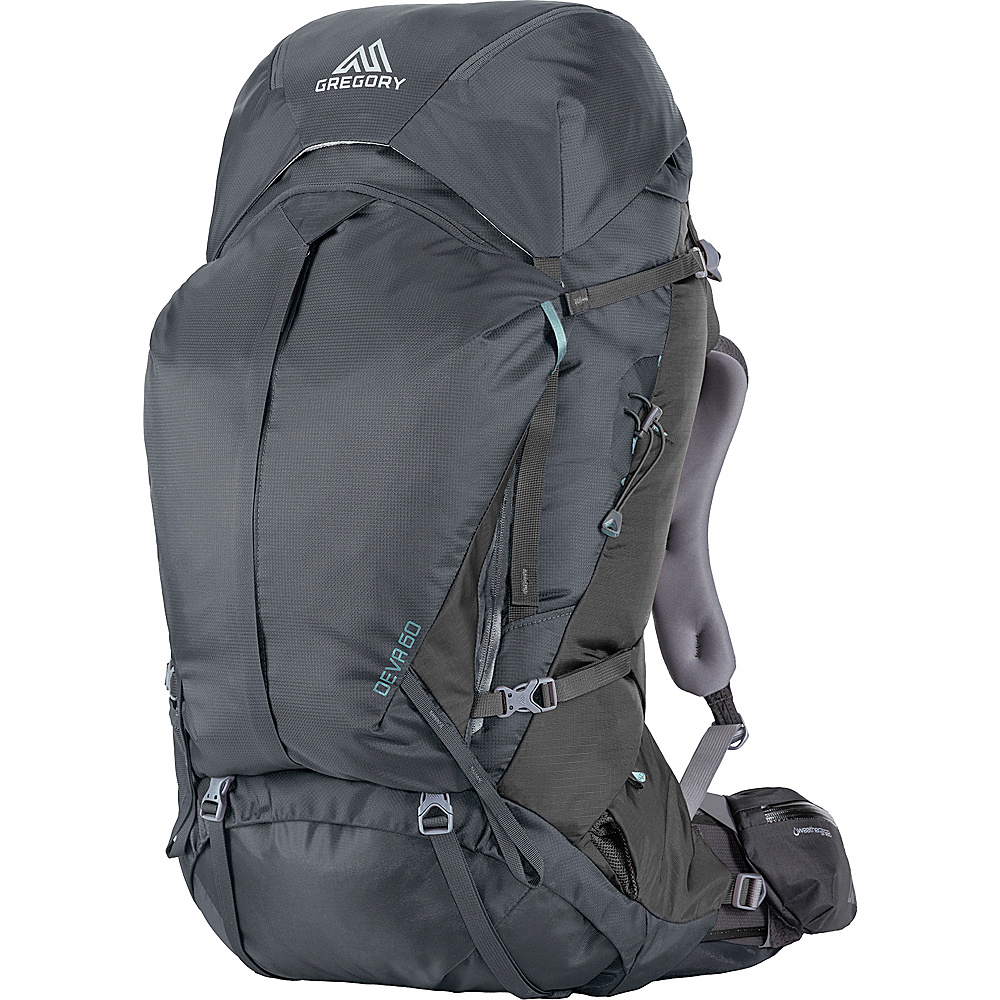 Gregory Deva 60 Medium Pack Charcoal Gray Gregory Day Hiking Backpacks