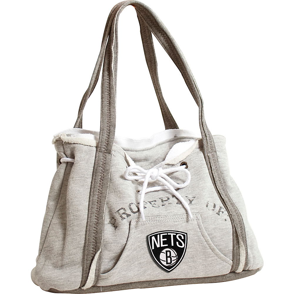 Littlearth Hoodie Purse NBA Teams Brooklyn Nets Littlearth Fabric Handbags