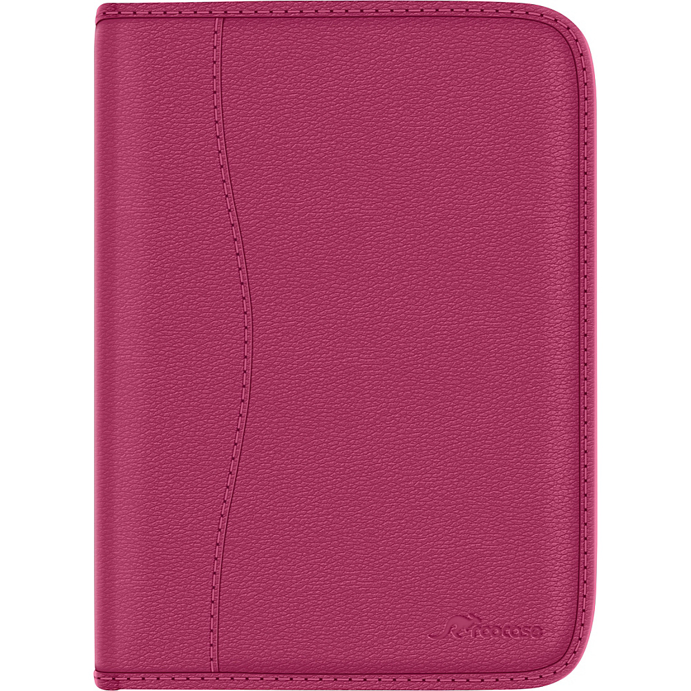 rooCASE Executive Portfolio Leather Case Cover for Google Nexus 9 Tablet Magenta rooCASE Electronic Cases