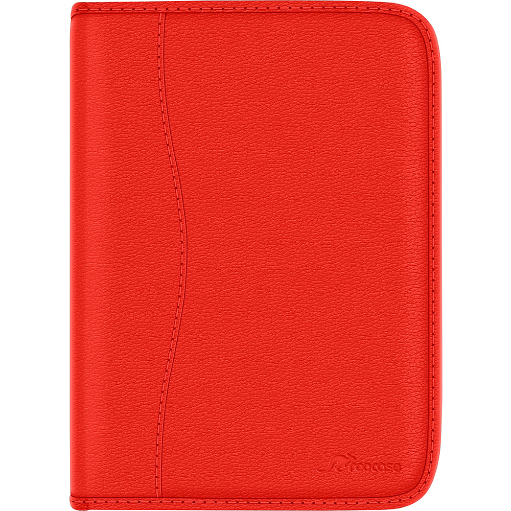 rooCASE Executive Portfolio Leather Case Cover for Google Nexus 9 Tablet Red rooCASE Electronic Cases