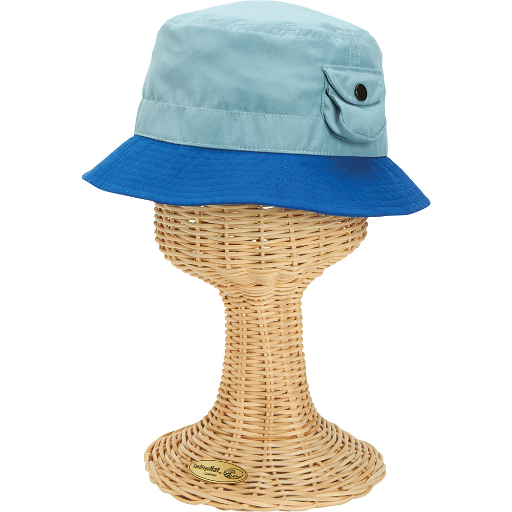 San Diego Hat Toddler Boys Color Blocked Bucket Hat Blue San Diego Hat Hats Gloves Scarves