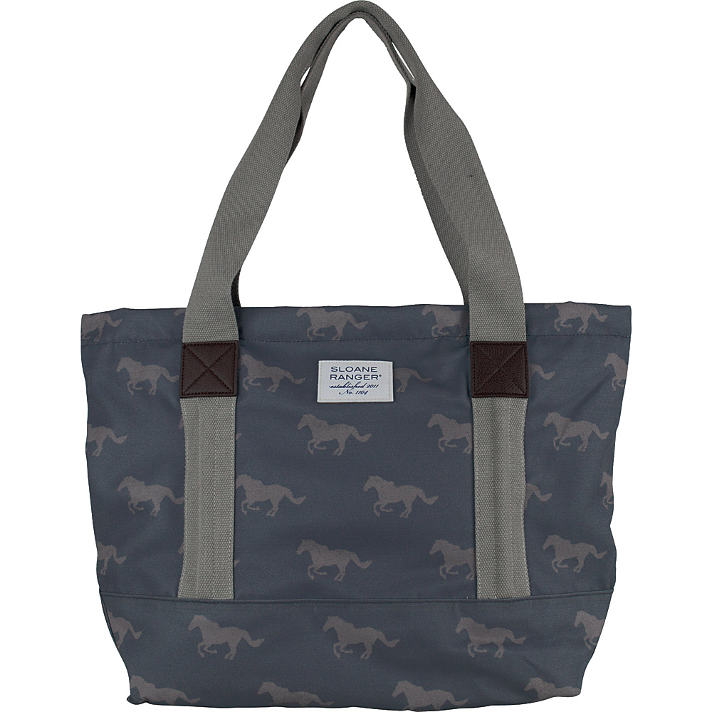 Sloane Ranger Tote Bag Grey Horse Sloane Ranger Fabric Handbags