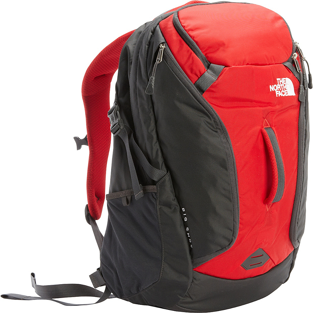 The North Face Big Shot Laptop Backpack TNF Red Asphalt Grey The North Face Laptop Backpacks