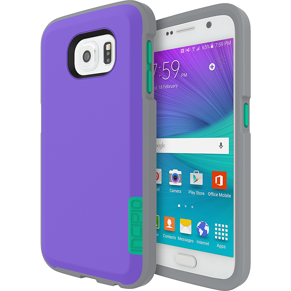 Incipio Phenom for Samsung Galaxy S6 Neon Purple Gray Teal Incipio Electronic Cases