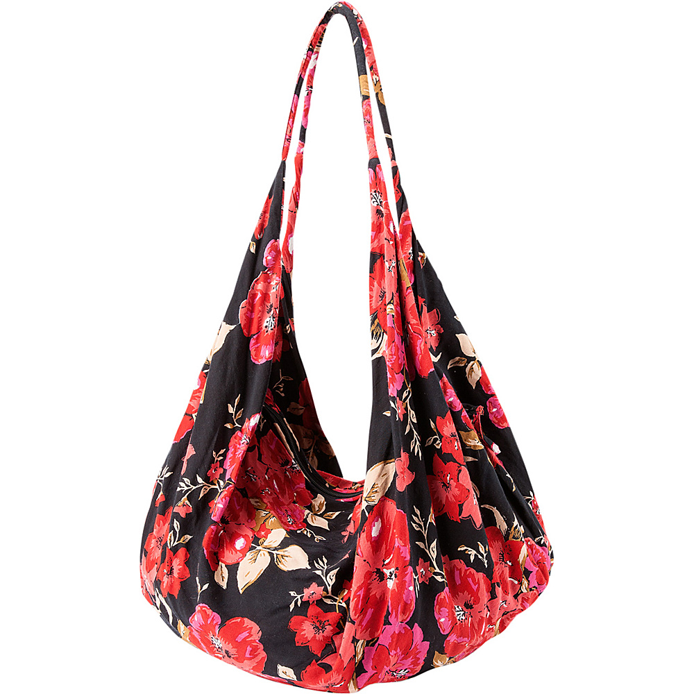 Volcom Lolita Bag Vintage Black Red Volcom Fabric Handbags