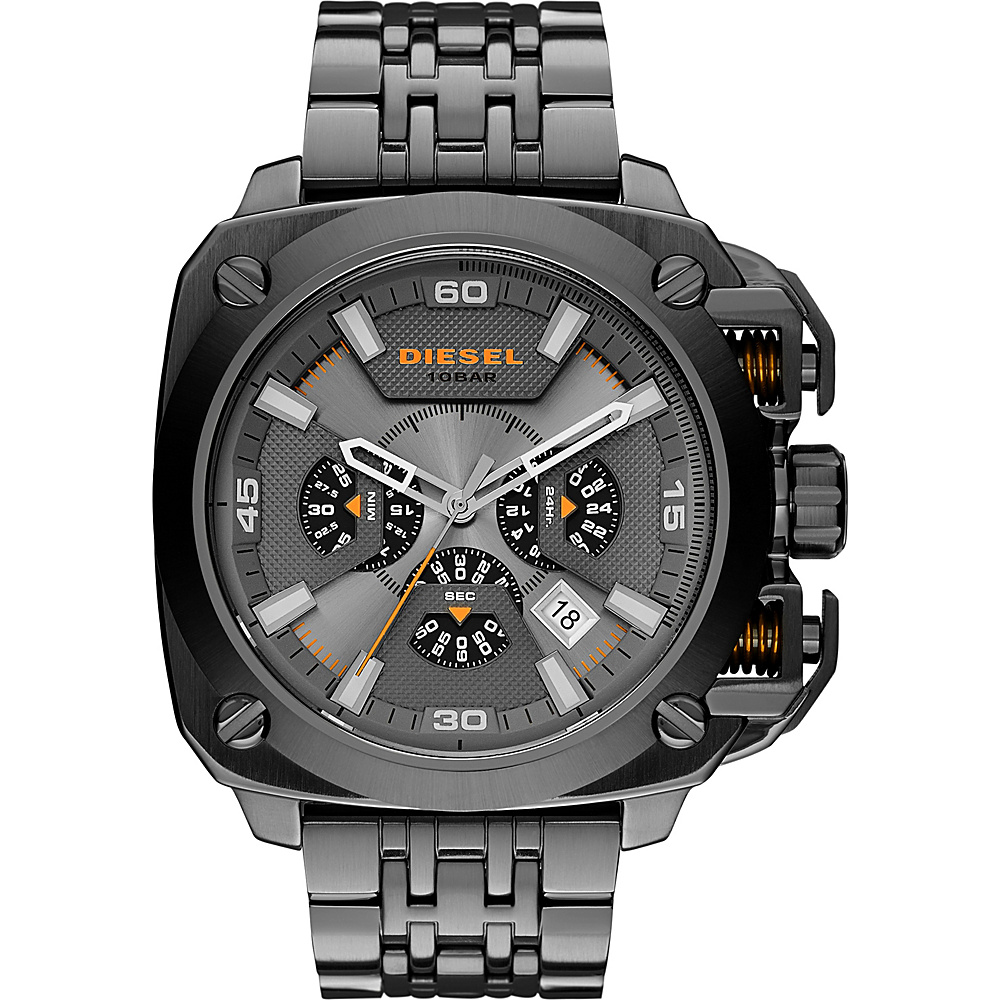 Diesel Watches BAMF Stainless Steel Watch Grey Diesel Watches Watches