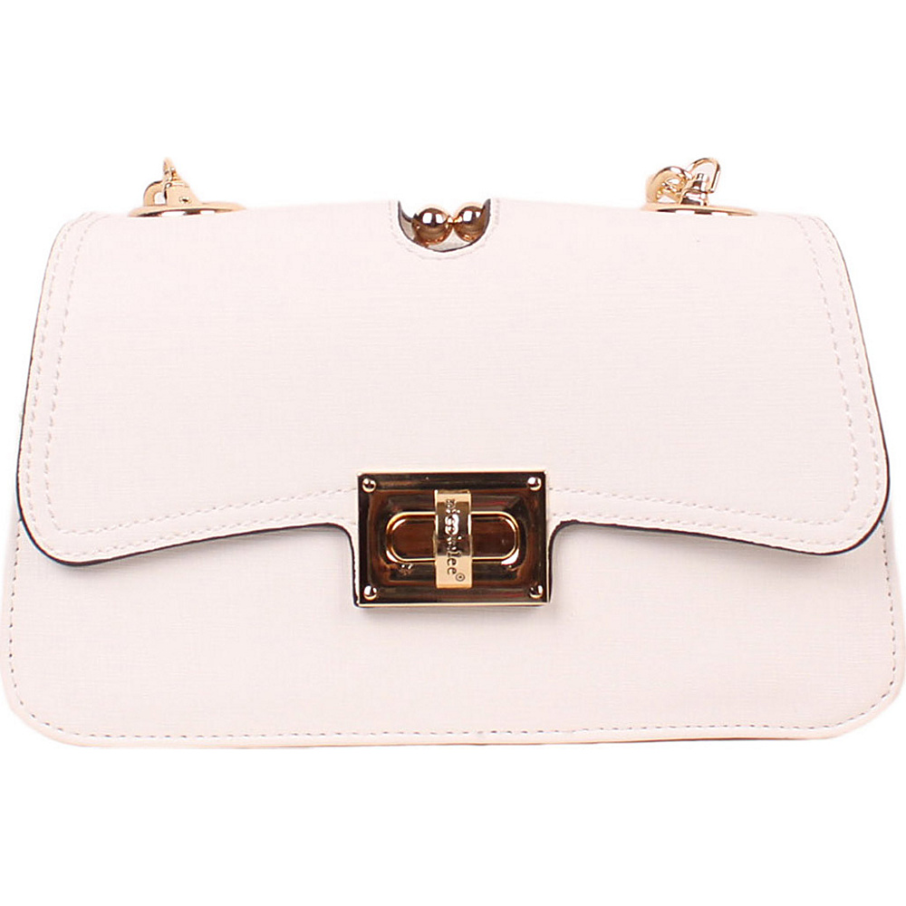 Nicole Lee Ava Chain Mini Crossbody White Nicole Lee Manmade Handbags