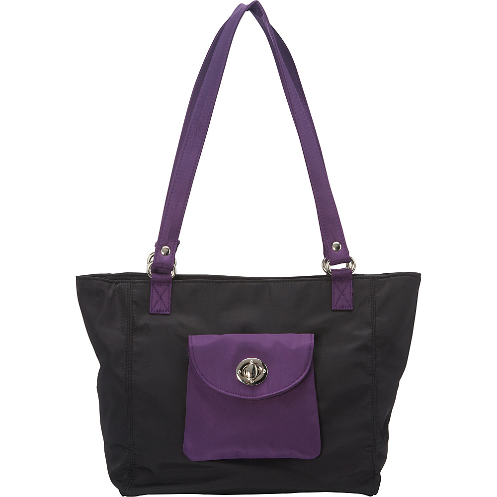 Sacs Collection by Annette Ferber Tote with Sidekick Black Sacs Collection by Annette Ferber Fabric Handbags