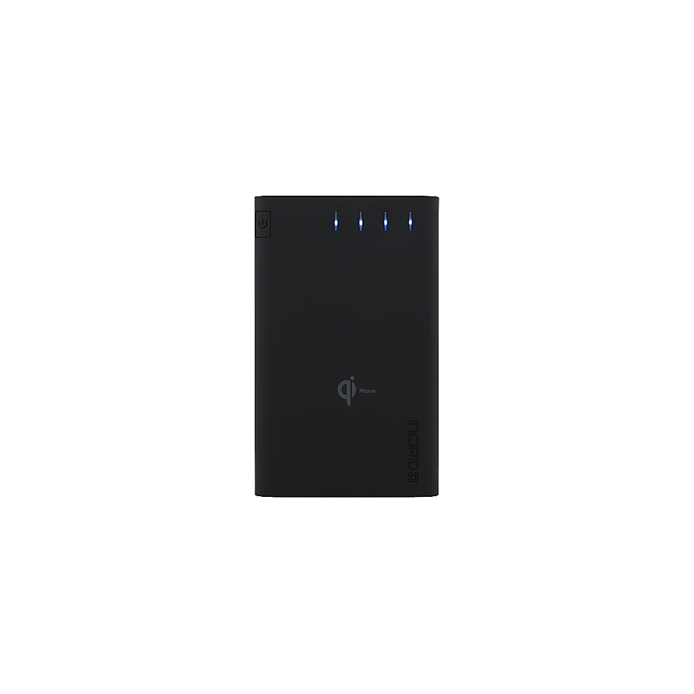 Incipio Ghost Wireless Charging Portable Backup Battery Bank 4000mAh Black Incipio Electronics