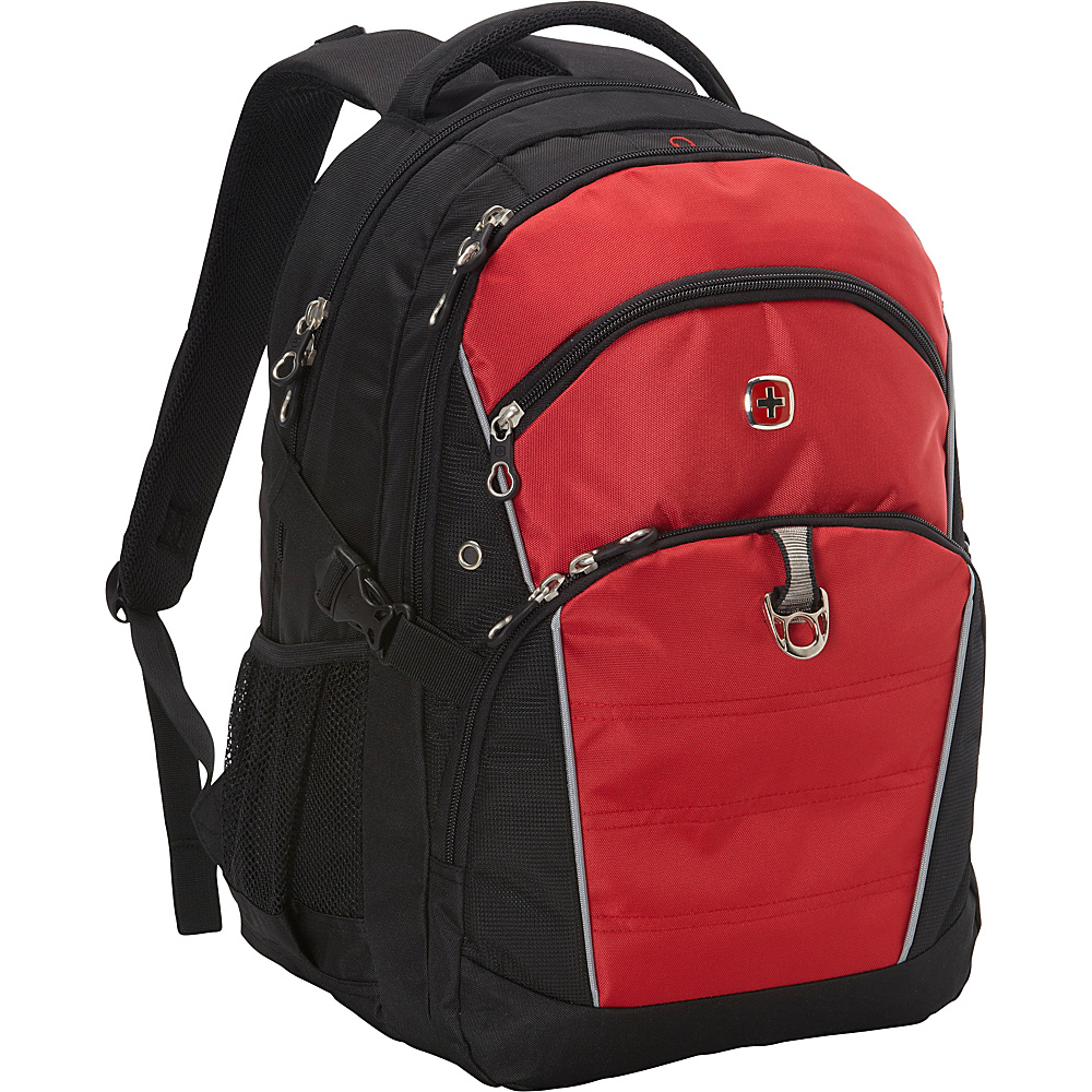 SwissGear Travel Gear 18.5 Laptop Backpack 3272 Black w Red SwissGear Travel Gear Business Laptop Backpacks