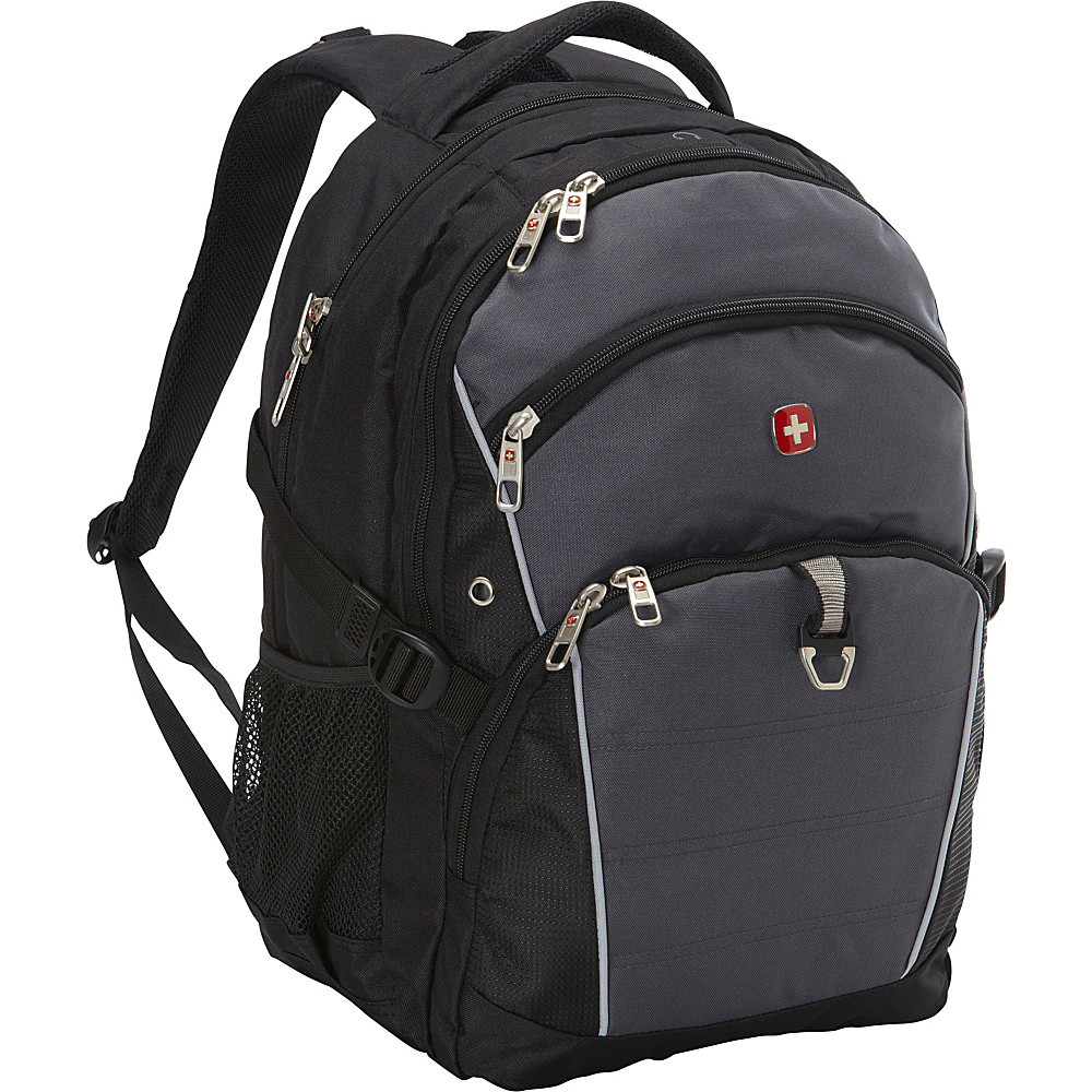 SwissGear Travel Gear 18.5 Laptop Backpack 3272 Black Grey SwissGear Travel Gear Business Laptop Backpacks