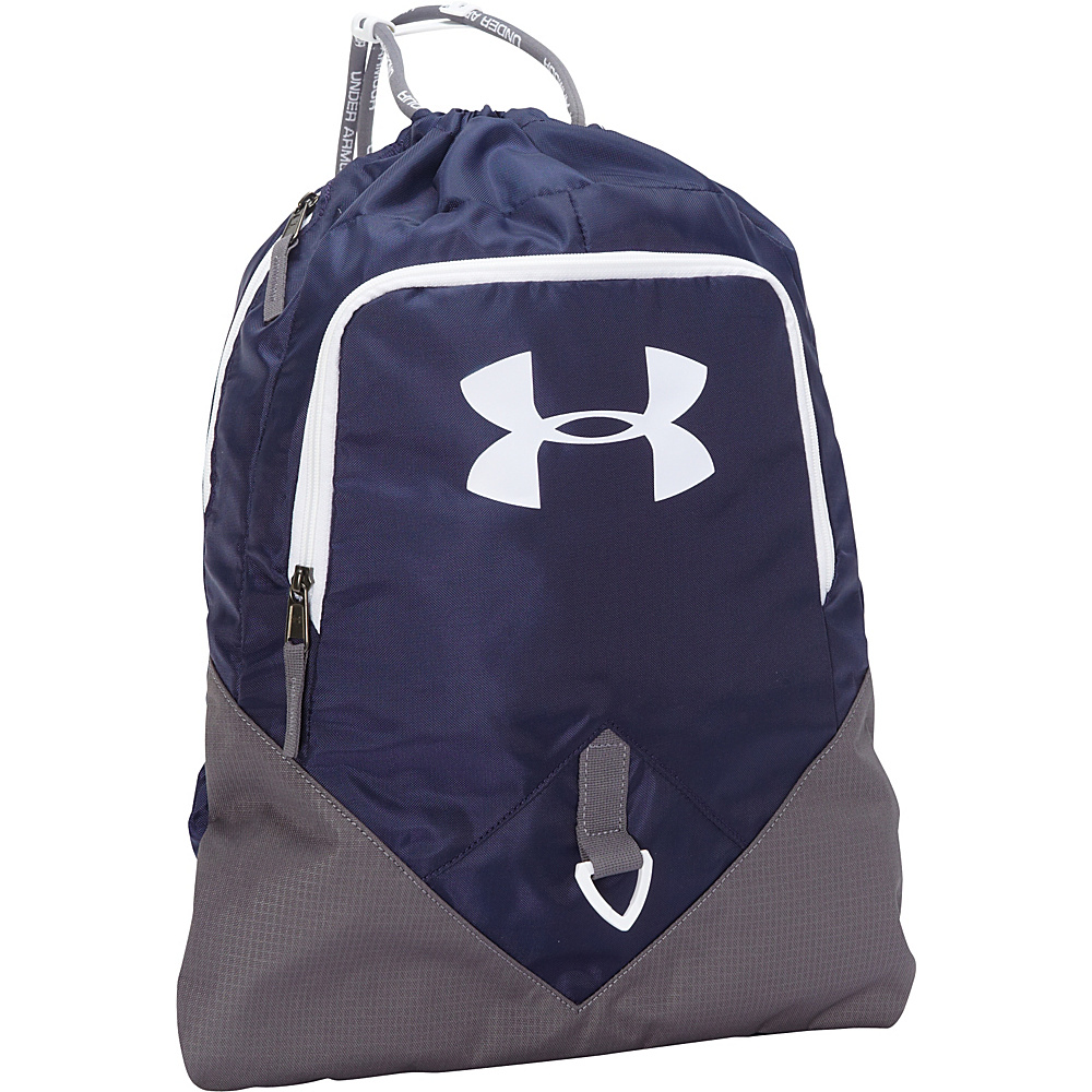Under Armour Undeniable Sackpack Midnight Navy Graphite White Under Armour Everyday Backpacks