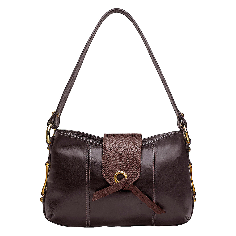 Hidesign Indus Small Shoulder Bag Brown Hidesign Leather Handbags