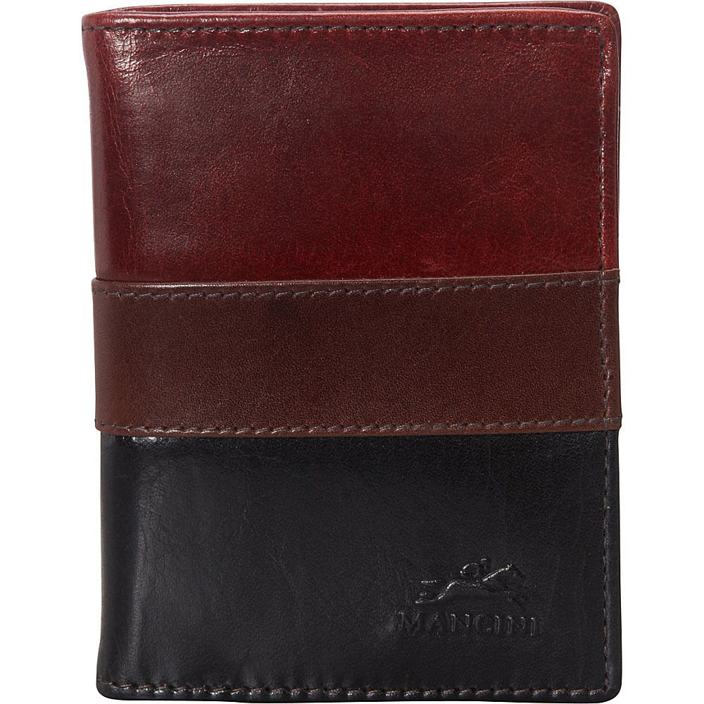Mancini Leather Goods Mens RFID Hipster Billfold eBags Exclusive Multi color Mancini Leather Goods Men s Wallets