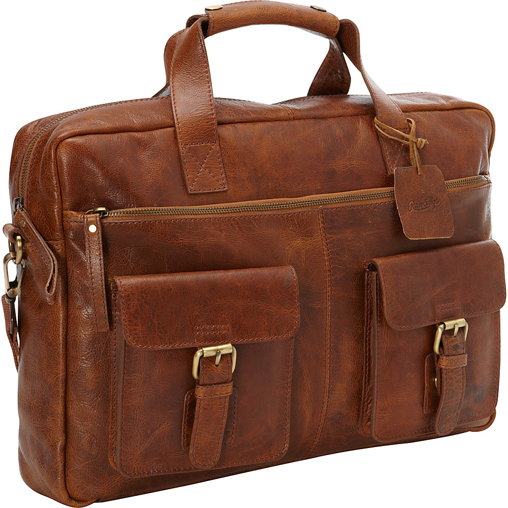 Rawlings Rugged Briefcase Cognac Rawlings Non Wheeled Business Cases