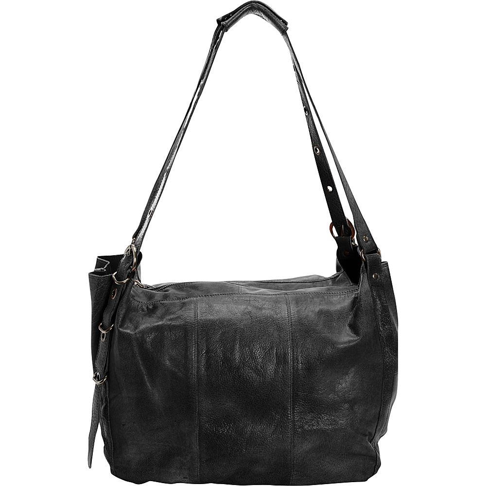 Latico Leathers Reade Shoulder Bag Black Latico Leathers Leather Handbags