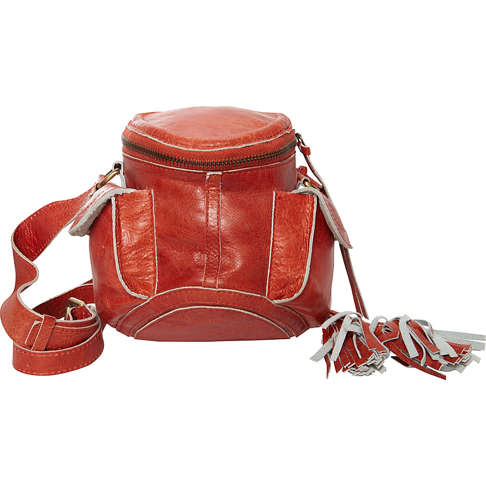 Latico Leathers Clover Crossbody Vintage Red Latico Leathers Leather Handbags