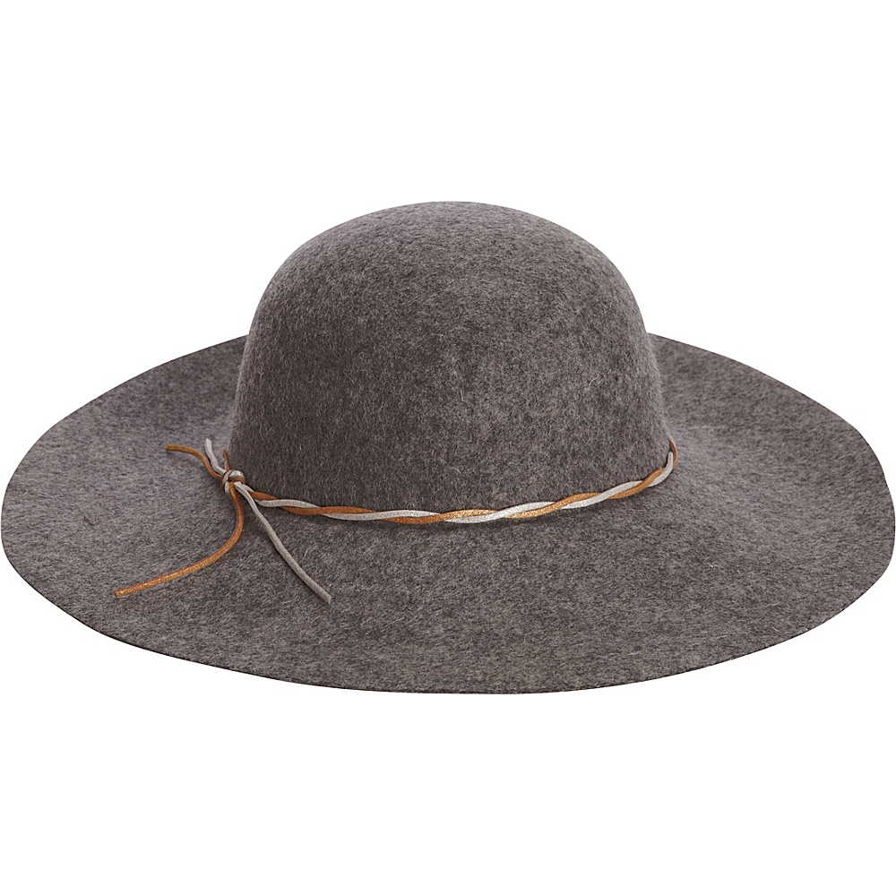 Adora Hats Wool Felt Floppy Hat Grey Adora Hats Hats