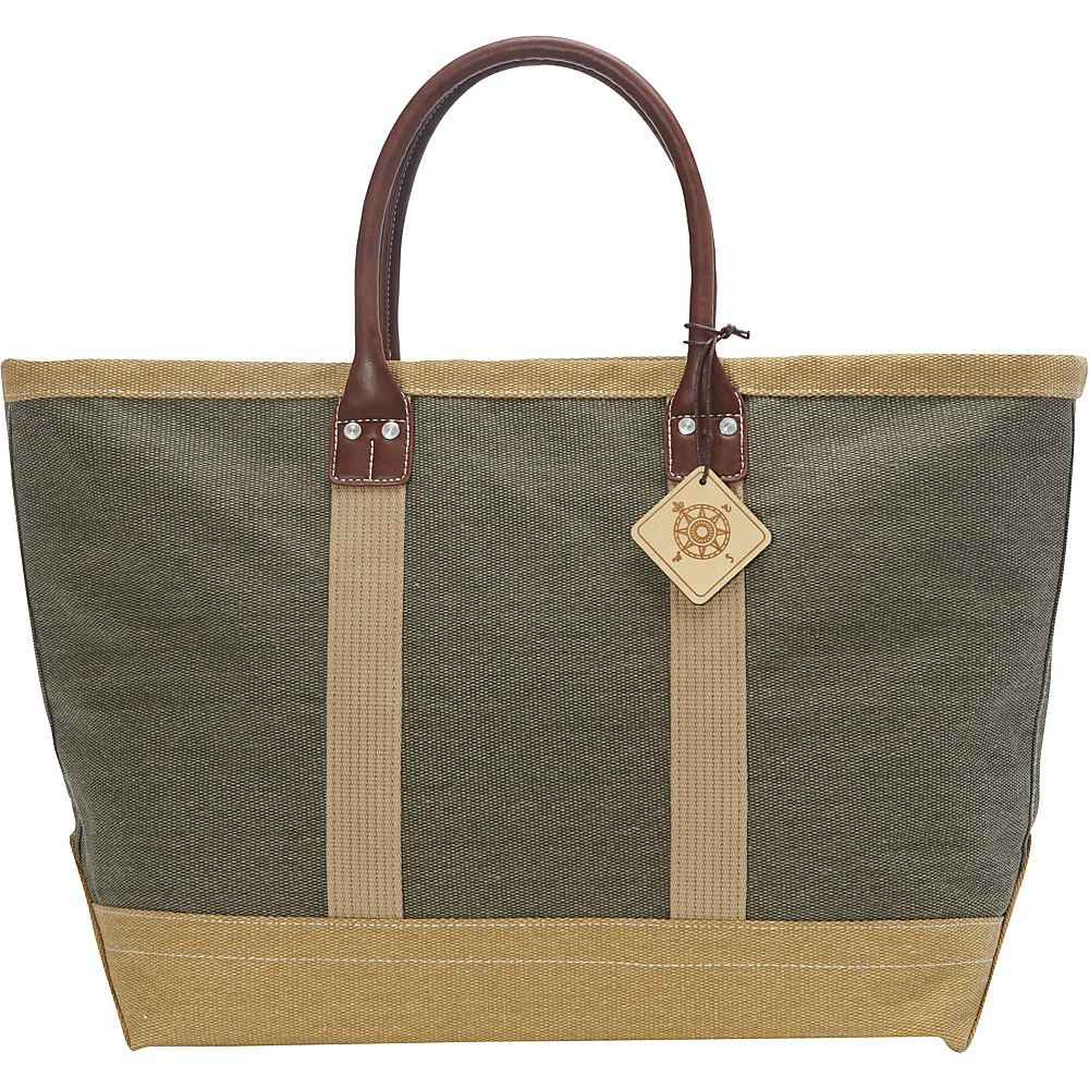 Sun N Sand Montauk Hues Carry All Tote Khaki Sun N Sand Fabric Handbags
