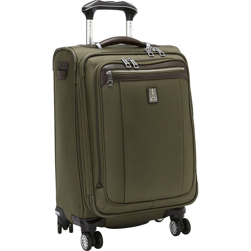 Travelpro Platinum Magna 2 20 Business Plus Spinner Olive Travelpro Softside Carry On