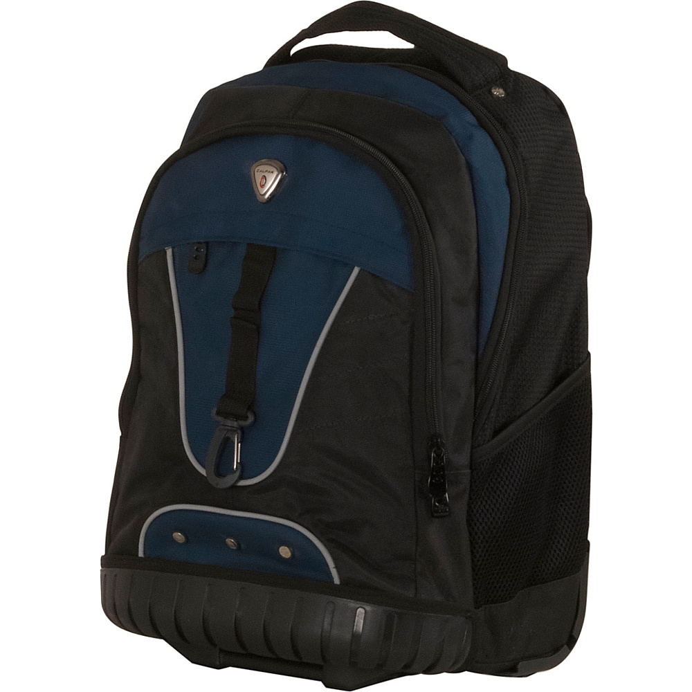CalPak Night Vision 18 Rolling Laptop Backpack Navy Blue CalPak Rolling Backpacks
