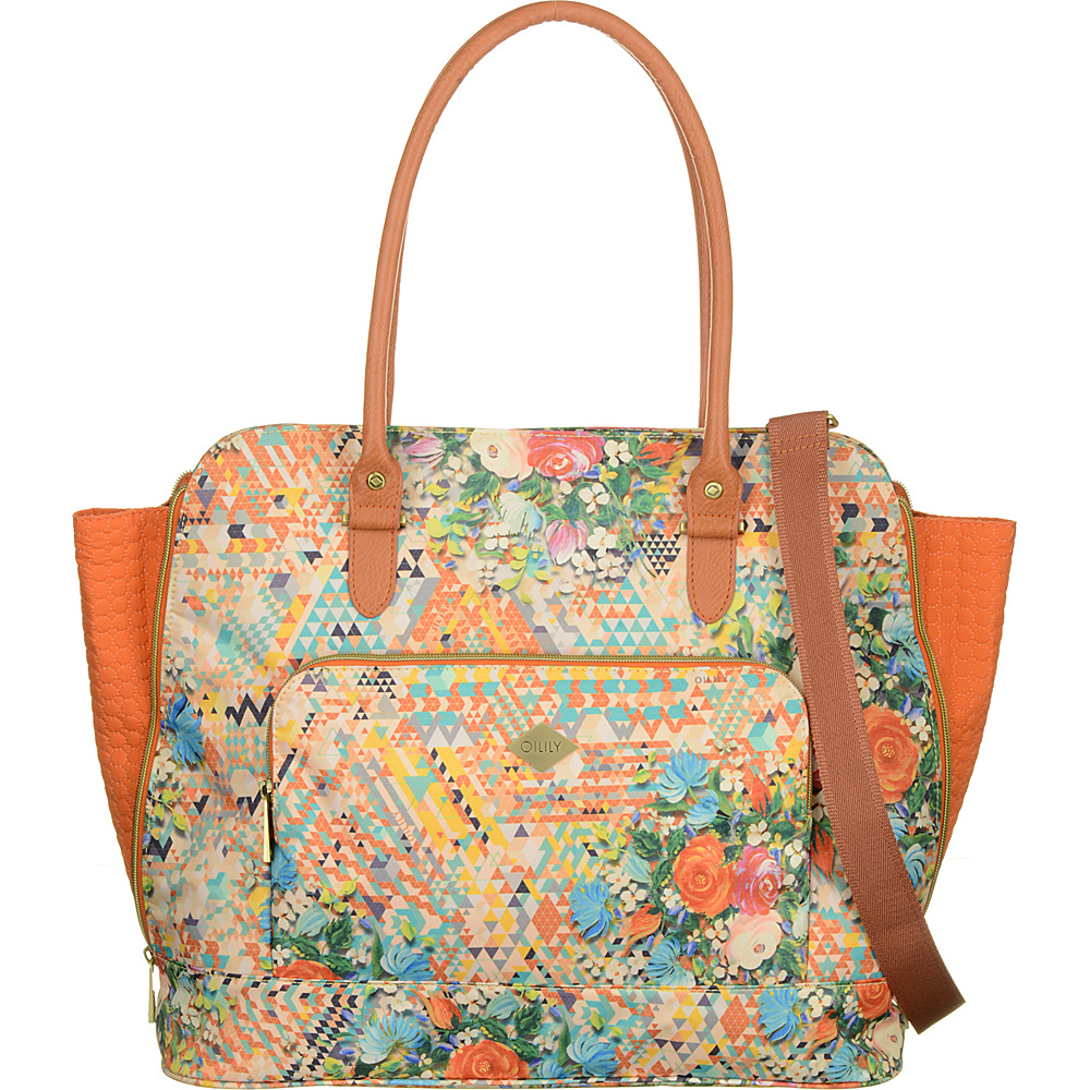 Oilily Carry All Tote Blush Oilily Fabric Handbags
