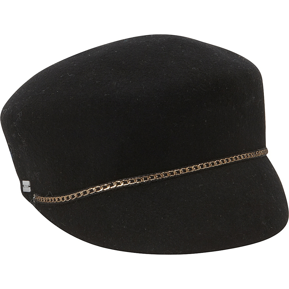 Betmar New York Kiley Structured Felt Cap Black Betmar New York Hats Gloves Scarves