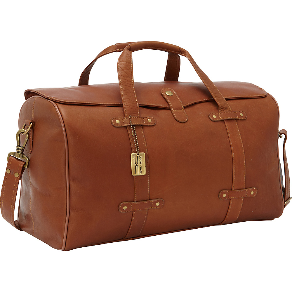 ClaireChase Lindy Duffel Saddle ClaireChase Travel Duffels