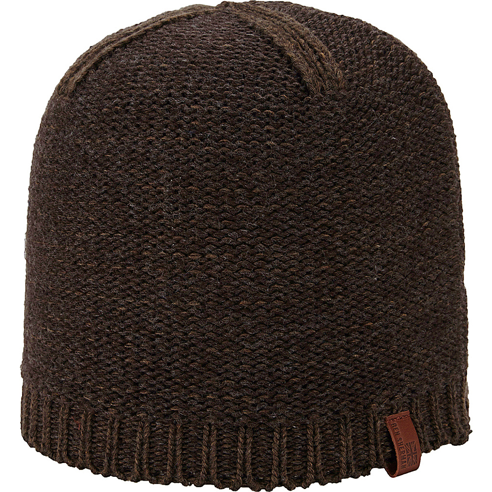 Ben Sherman Two Tone Heathered Slouch Beanie Coffee Ben Sherman Hats Gloves Scarves