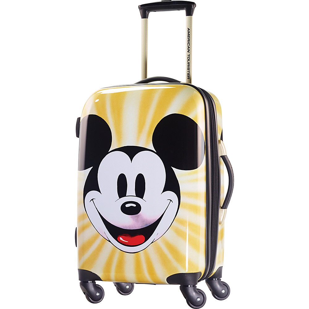 American Tourister Disney Mickey Mouse Hardside Spinner 21 Mickey Mouse Face American Tourister Hardside Carry On