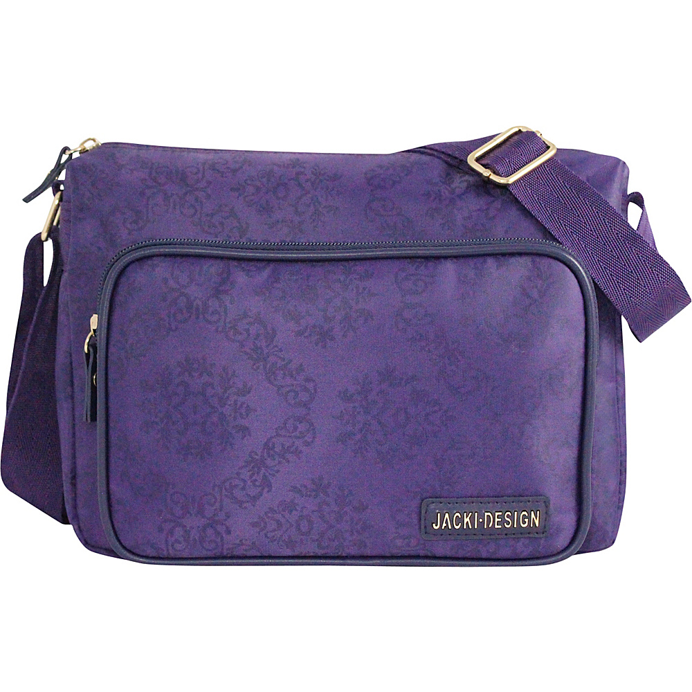 Jacki Design New Essential Messenger Bag Purple Jacki Design Messenger Bags