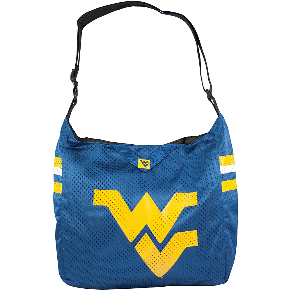 Littlearth Team Jersey Shoulder Bag Big 12 Teams West Virginia University Littlearth Fabric Handbags